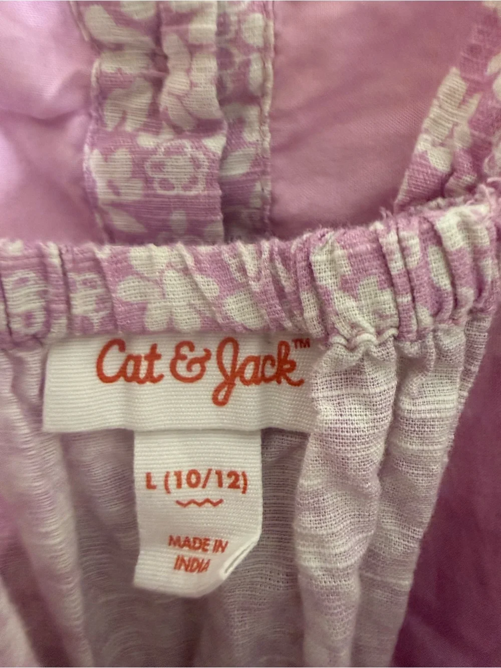 Cat & Jack Pink Floral Girls Dress Top